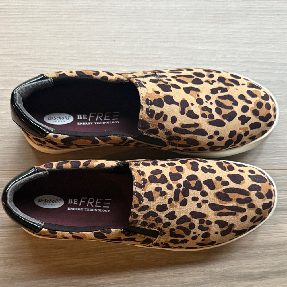 Dr. Scholl's Leopard Print Slip-On Sneakers